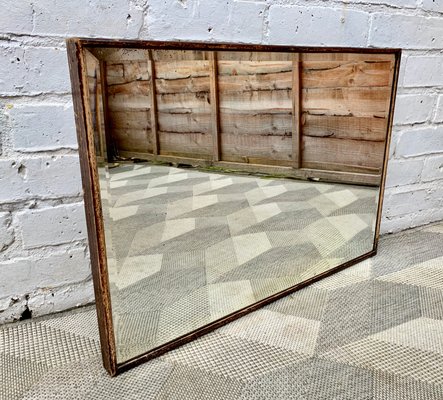 Vintage Wooden And Bevelled Glass D243 Mirror For Sale At Pamono