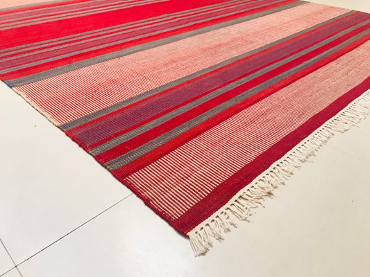 Flatweave Choti Red El Dokuma Kilim