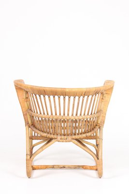 Danish Bamboo Lounge Chair 1950s For Sale At Pamono