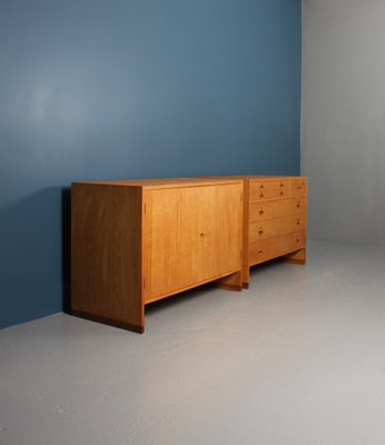 Mid Century Oak Dressers By Hans J Wegner For Ry Furniture 1950s