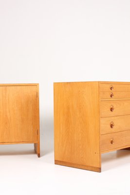 Mid Century Oak Dressers By Hans J Wegner For Ry Furniture 1950s