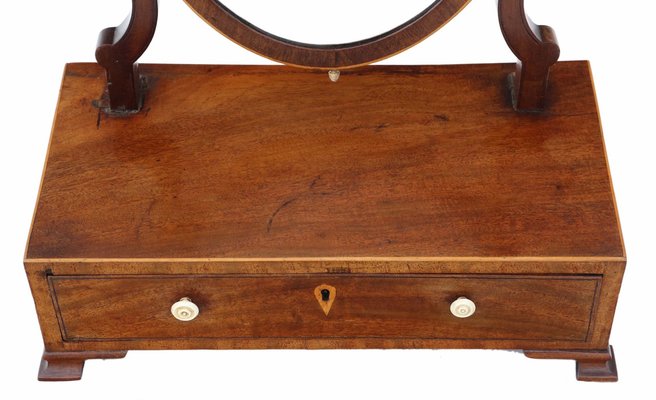 Antique Georgian Mahogany Mirror 1800s For Sale At Pamono