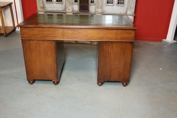 Antique Mahogany Campaign Desk For Sale At Pamono