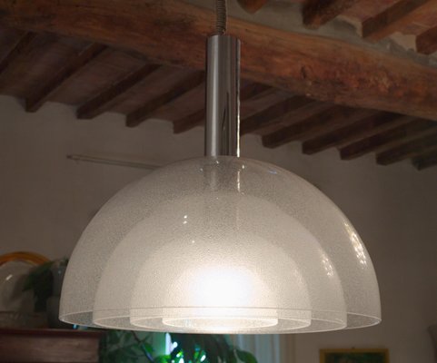 Murano Glass Ceiling Lamp By Carlo Nason For Mazzega 1960s For