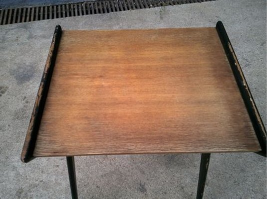 Vintage Oak Veneer Side Table For Sale At Pamono