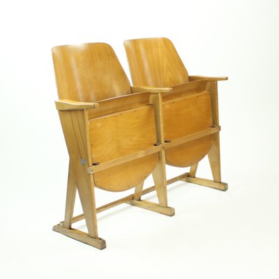 Two Seater Cinema Bench From Ton 1960s For Sale At Pamono
