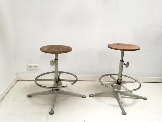 Stools by Friso Kramer for Ahrend De Cirkel, 1970s, Set of for sale at Pamono