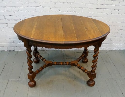 French Oak Dining Table 1930s For Sale At Pamono