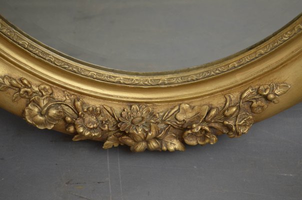 Antique French Giltwood Wall Mirror For At Pamono Antique French Giltwood Wall Mirror For