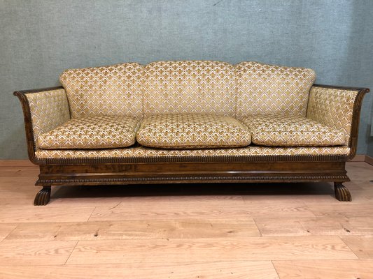 antique wood sofa bed couch loveseat