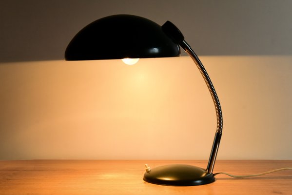 Lampe de Bureau en Métal et Laiton - 1950 - Lampes