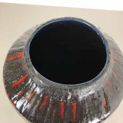 Vintage Fat Lava Model 517-45 Horse Vase from Scheurich for sale