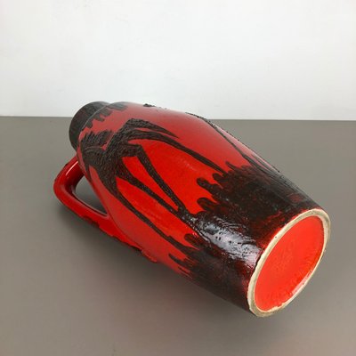Large Vintage Fat Lava Model 270-53 Horse Vase from Scheurich for