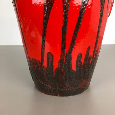 Large Vintage Fat Lava Model 270-53 Horse Vase from Scheurich for