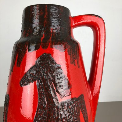 Large Vintage Fat Lava Model 270-53 Horse Vase from Scheurich for