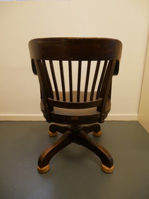 Silla giratoria madera estilo años 50 Silla giratoria madera estilo años 50
