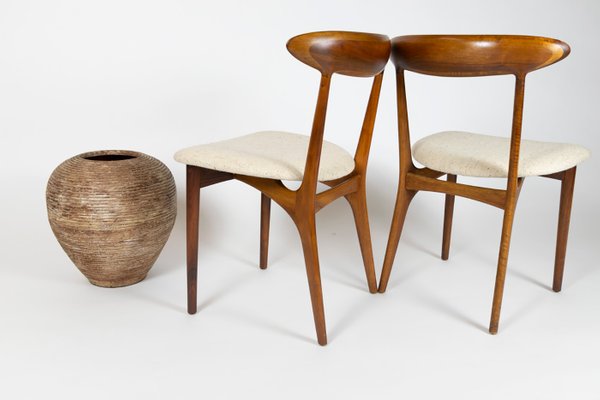 Mid Century Dining Chairs By Kurt Ostervig For Brande Mobelindustri Set Of 2 For Sale At Pamono