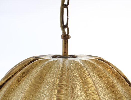 modern brass pendant light
