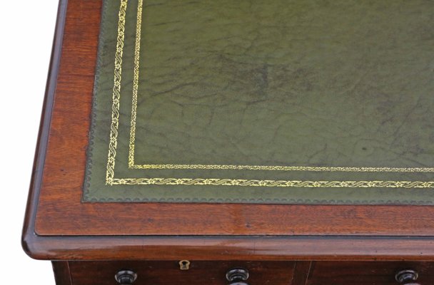 Bureau Ancien Victorien En Acajou En Vente Sur Pamono