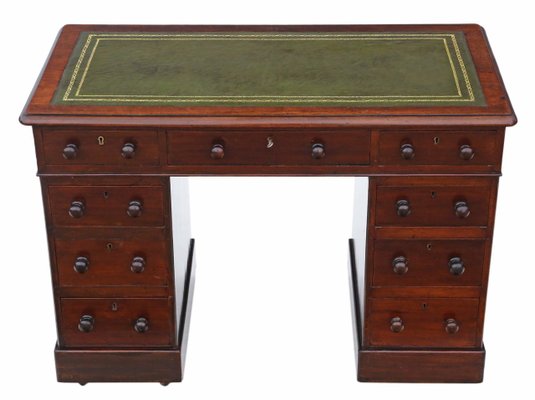 Antique Victorian Mahogany Desk For Sale At Pamono