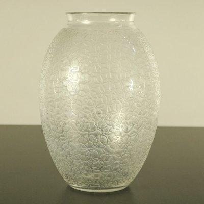 Vintage Art Deco French Crystal Vase From Daum 1930s For Sale At