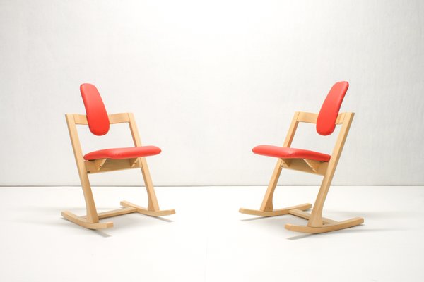 Chaises D Appoint Par Peter Opsvik Pour Stokke Annees 2000 Set De 2 En Vente Sur Pamono