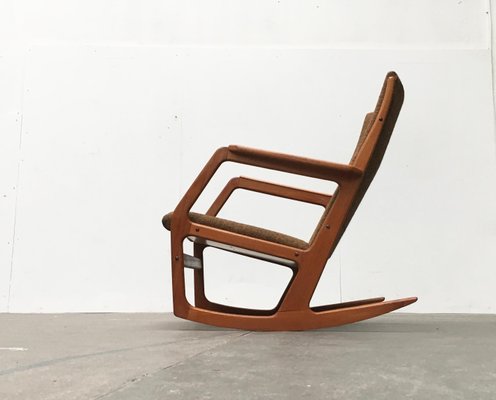 Mid-Century Danish Teak Model 100 Rocking Chair by Søren Georg
