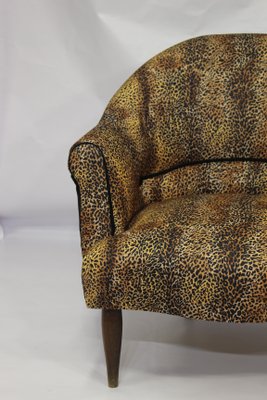 Vintage Leopard Print Armchair For At Pamono Vintage Leopard Print Armchair For