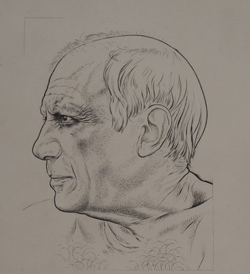 Portrait Of The Spanish Woman And Fauna Etching By Pablo Picasso Bei Pamono Kaufen