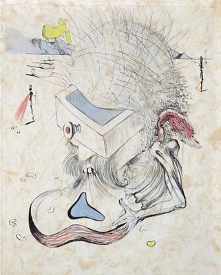 The Drawers Etching By Salvador Dali 1967 For Sale At Pamono