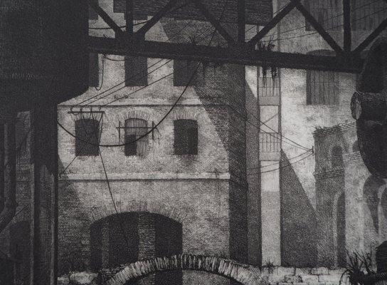 La Revolution Industrielle Engraving By Gerard Trignac For Sale At Pamono