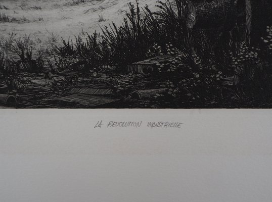 La Revolution Industrielle Engraving By Gerard Trignac For Sale At Pamono