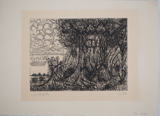 Un Arbre Engraving By Marcel Gromaire For Sale At Pamono