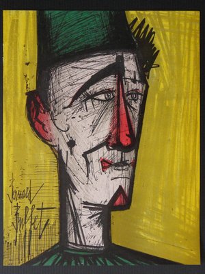 Bernard Buffet Jojo The Clown 1967 Original Lithograph