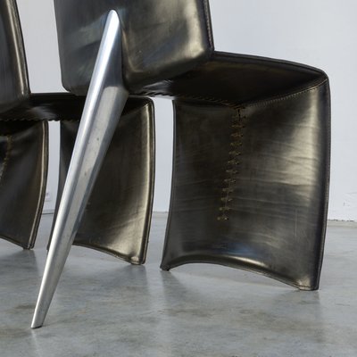 Dining Chairs by Philippe Starck for Driade, 1980s, Set of 4 Dining Chairs by Philippe Starck for Driade, 1980s, Set of 4