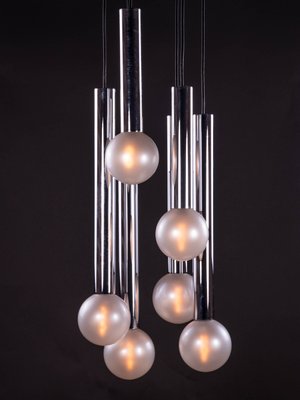 Pearlized Glass Globe Ceiling Lamp 