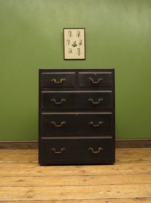 Antique Painted Black Chest Of Drawers For Sale At Pamono