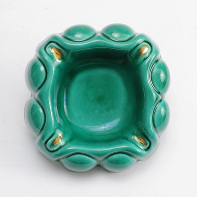 Cendrier vert - Poterie de Corbara - Produit en ligne | Brin de Corse