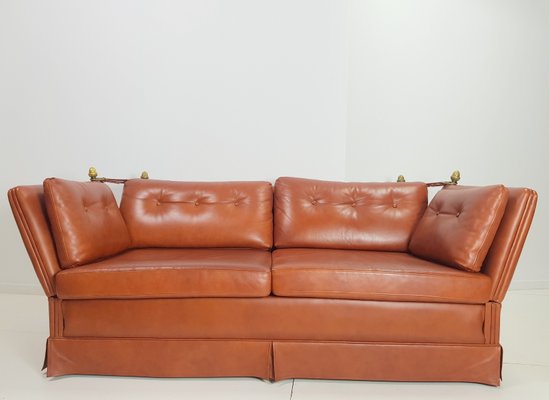 Ledersofa Cognac Farbe | Baci Living Room
