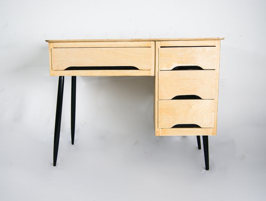 Small Plywood Desk 1950s Bei Pamono Kaufen
