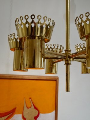 Ceiling Candle Lamp By Hans Agne Jakobsson For Markaryd 1950s