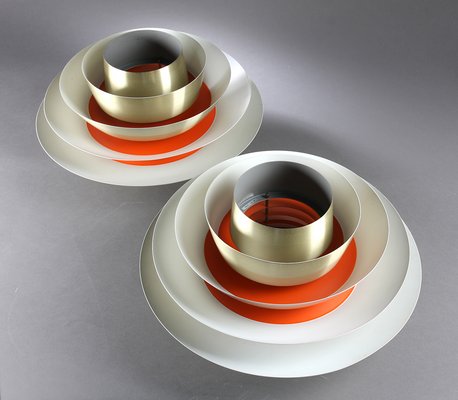 Brass Verona Pendant Lamps By Svend Middelboe For Nordisk Solar Verona Pendant Lamps By Svend Middelboe