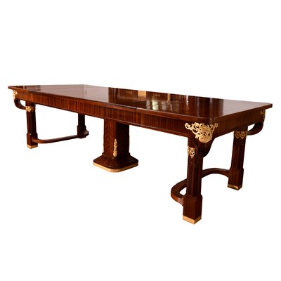 Antique Italian Mahogany Dining Table By Gianotti For Sale At Pamono