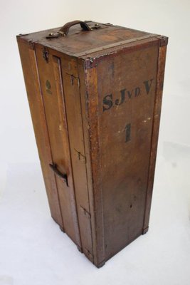 Vintage Wardrobe Steamer Trunk From Moritz Madler For Sale At Pamono