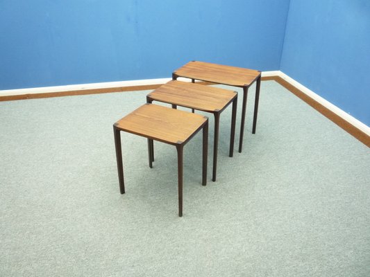 Anthroposophische Satztische Aus Teak Von Rex Raab Fur Wilhelm Renz 1960er 3er Set Bei Pamono Kaufen