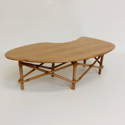 Free Form Bamboo Coffee Table 1950s For Sale At Pamono