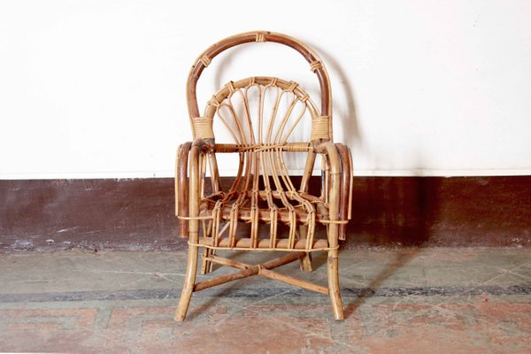 Wicker Children S Chair 1950s For Sale At Pamono