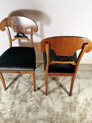 Antique Biedermeier Dining Chairs Set Of 2 En Vente Sur Pamono Antique Biedermeier Dining Chairs Set