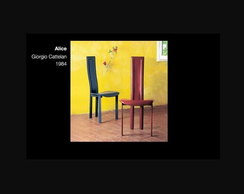 Alice Chairs attributed to Giorgio Cattelan for Cattelan, Italy