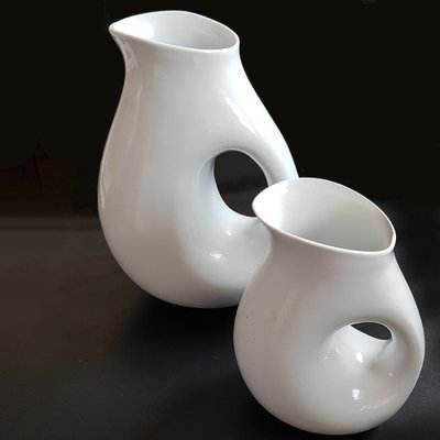 Porcelain Jugs from Pols Potten, 2006, Set of 2 for sale at Pamono